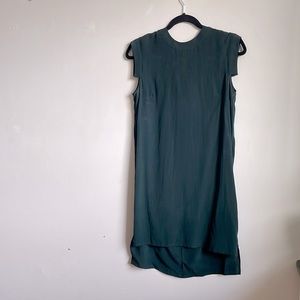 ALL SAINTS // Tonya Lew Silk Dress Green